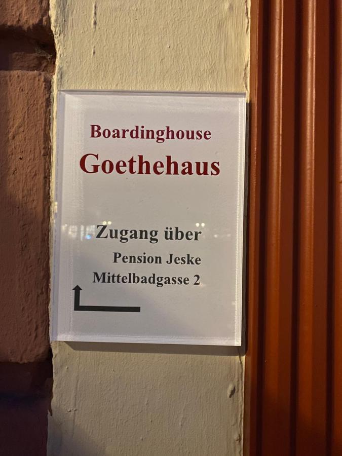 Boardinghouse Goethehaus Daire Heidelberg Dış mekan fotoğraf